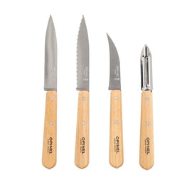 Opinel - Les Essentiels 4-delige Messenset Klein - Beukenhout Opinel - Les Essentiels 4-delige Messenset Klein - Beukenhout Opinel