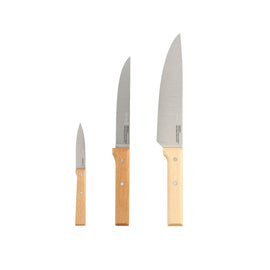 Opinel - Messenset 3delig, Opinel Parallèle, rvs/hout Opinel - Messenset 3delig, Opinel Parallèle, rvs/hout Opinel
