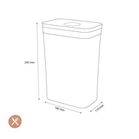 OXO - POP 2.0 Pot de conservation rectangulaire moyen de 2,6 litres