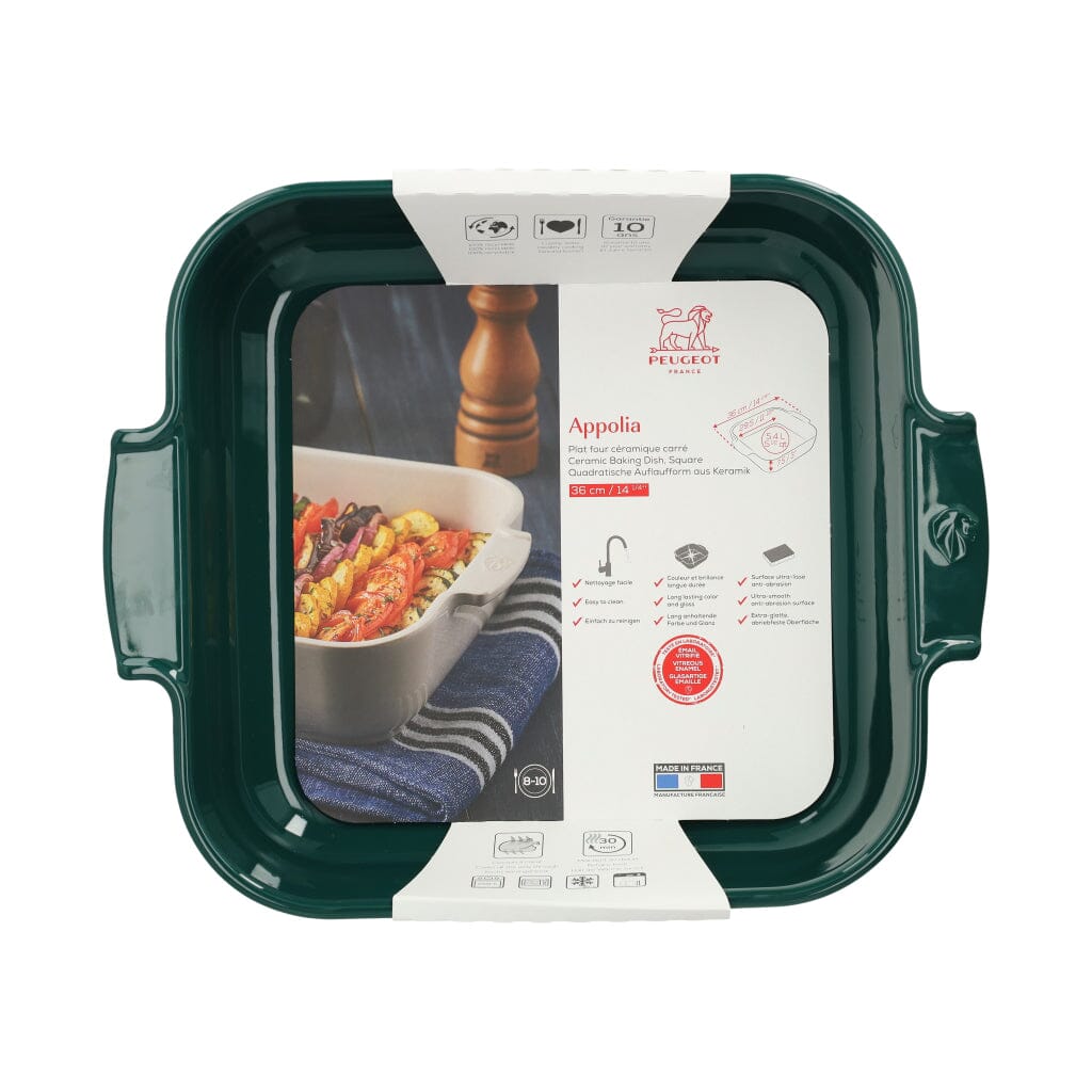 Peugeot - Appolia Vierkante ovenschaal 36 cm forest green Peugeot
