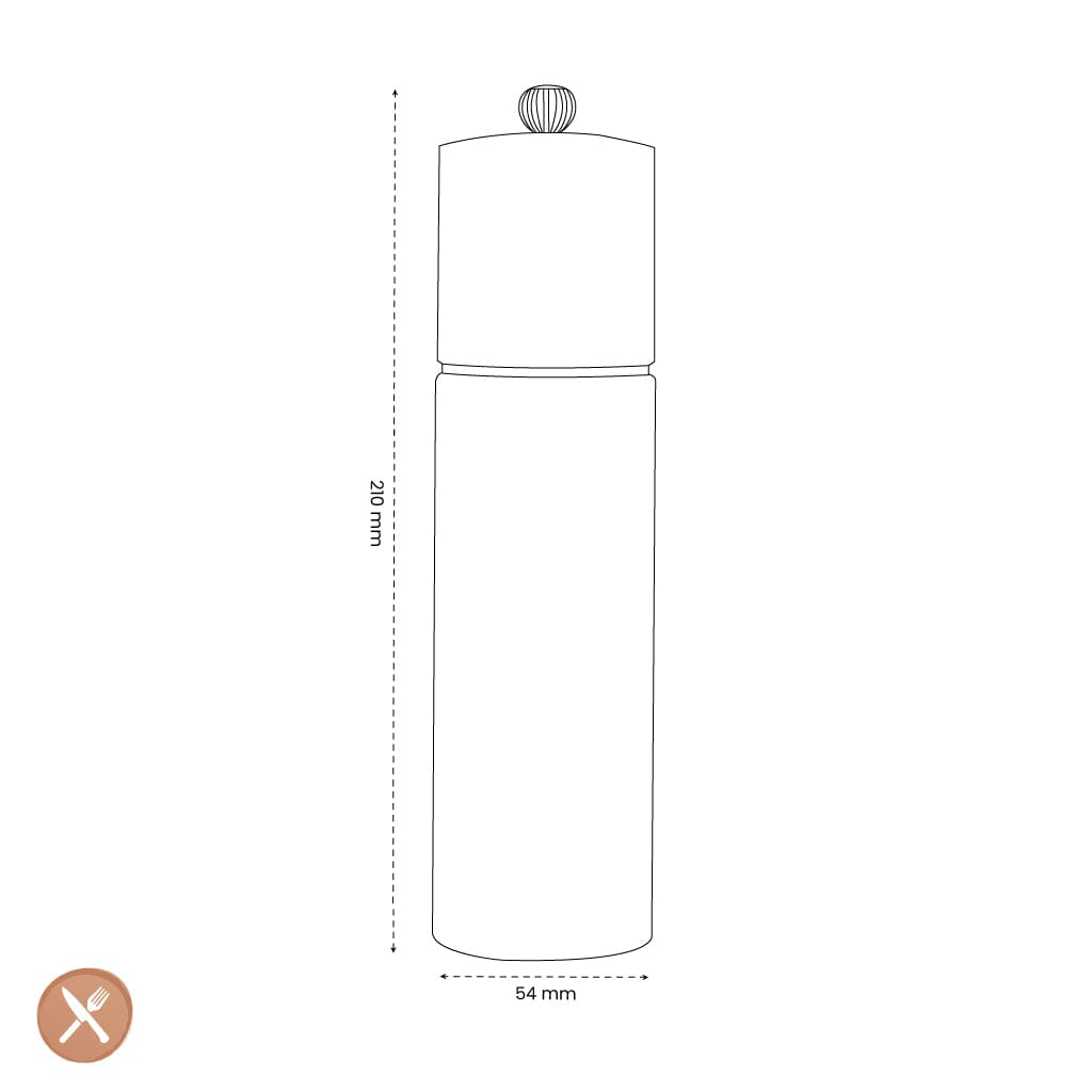 Peugeot - Boreal Zoutmolen Kiezelgrijs 21 cm Zoutmolen Peugeot