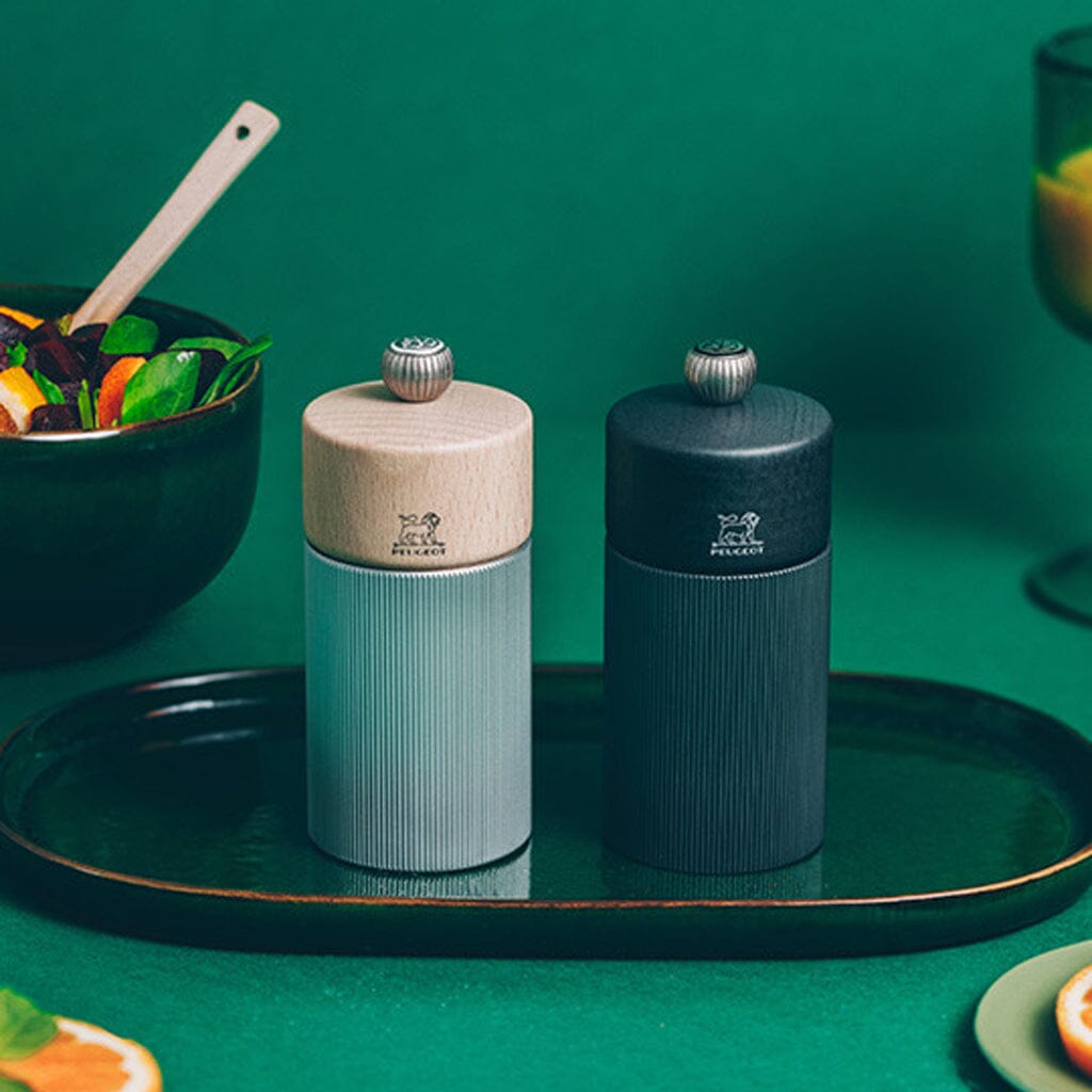 Peugeot - Line Zoutmolen aluminium naturel 12cm Zoutmolen Peugeot