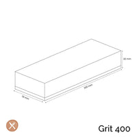 Satake - Whetstone Glass 400 grit Splash & Go Satake