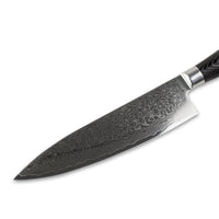 Shinrai Japan - Damast Pakka Wood 6-delige Messenset + Magnetisch Messenblok Scalae - Acacia hout Shinrai Japan