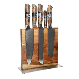 Shinrai Knives - Eclipse 6-delige Messenset + Messenblok Cito dubbelzijdig Shinrai Knives - Eclipse 6-delige Messenset + Messenblok Cito dubbelzijdig Messenset met blok Shinrai Knives