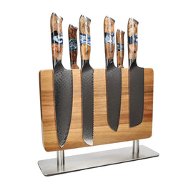 Shinrai Knives - Eclipse 6-delige Messenset + Messenblok Stans Shinrai Knives - Eclipse 6-delige Messenset + Messenblok Stans Messenset met blok Shinrai Knives