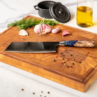 Shinrai Knives - Epoxy Sapphire 6-delige Messenset + Messenblok Rotate Messenset met blok Shinrai Knives