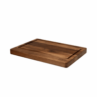 Shinrai Knives - Luxe Snijplank Acaciahout Type 1 - Bundel Houten snijplank Shinrai Knives