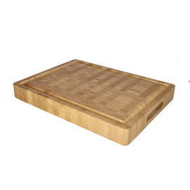 Shinrai Knives - Luxe Snijplank Massief Bamboehout - Kopshout - 40 x 30 x 4.5 cm Shinrai Knives - Luxe Snijplank Massief Bamboehout - Kopshout - 40 x 30 x 4.5 cm Bamboe snijplank Shinrai Knives
