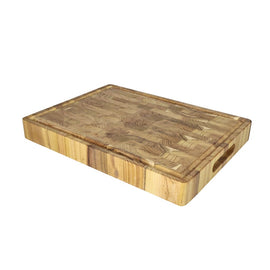 Shinrai Knives - Luxe Snijplank Teakhout - Kopshout - 40 x 30 x 4.5 cm Shinrai Knives - Luxe Snijplank Teakhout - Kopshout - 40 x 30 x 4.5 cm Houten snijplank Shinrai Knives