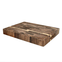 Planche à découper de luxe en noyer massif (bois de bout) - Coffret Shinrai Knives - Ensemble de planches à découper en bois Shinrai Knives