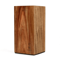 Couteaux Shinrai - Bloc magnétique rotatif pour couteaux - Bloc magnétique pour couteaux en bois d'acacia - Couteaux Shinrai
