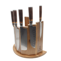 Shinrai Knives - Magnetisch Messenblok Scalae - Acaciahout Magnetisch messenblok Shinrai Knives