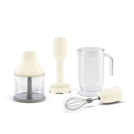Smeg - Accessoires | 4 accessories set, Crème, Beaker, Chopper, Whisk, Masher Smeg - Accessoires | 4 accessories set, Crème, Beaker, Chopper, Whisk, Masher Accessoireset Smeg