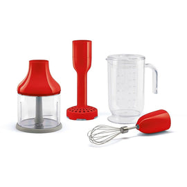 Smeg - Accessoires | 4 accessories set, Rood, Beaker, Chopper, Whisk, Masher Smeg - Accessoires | 4 accessories set, Rood, Beaker, Chopper, Whisk, Masher Accessoireset Smeg