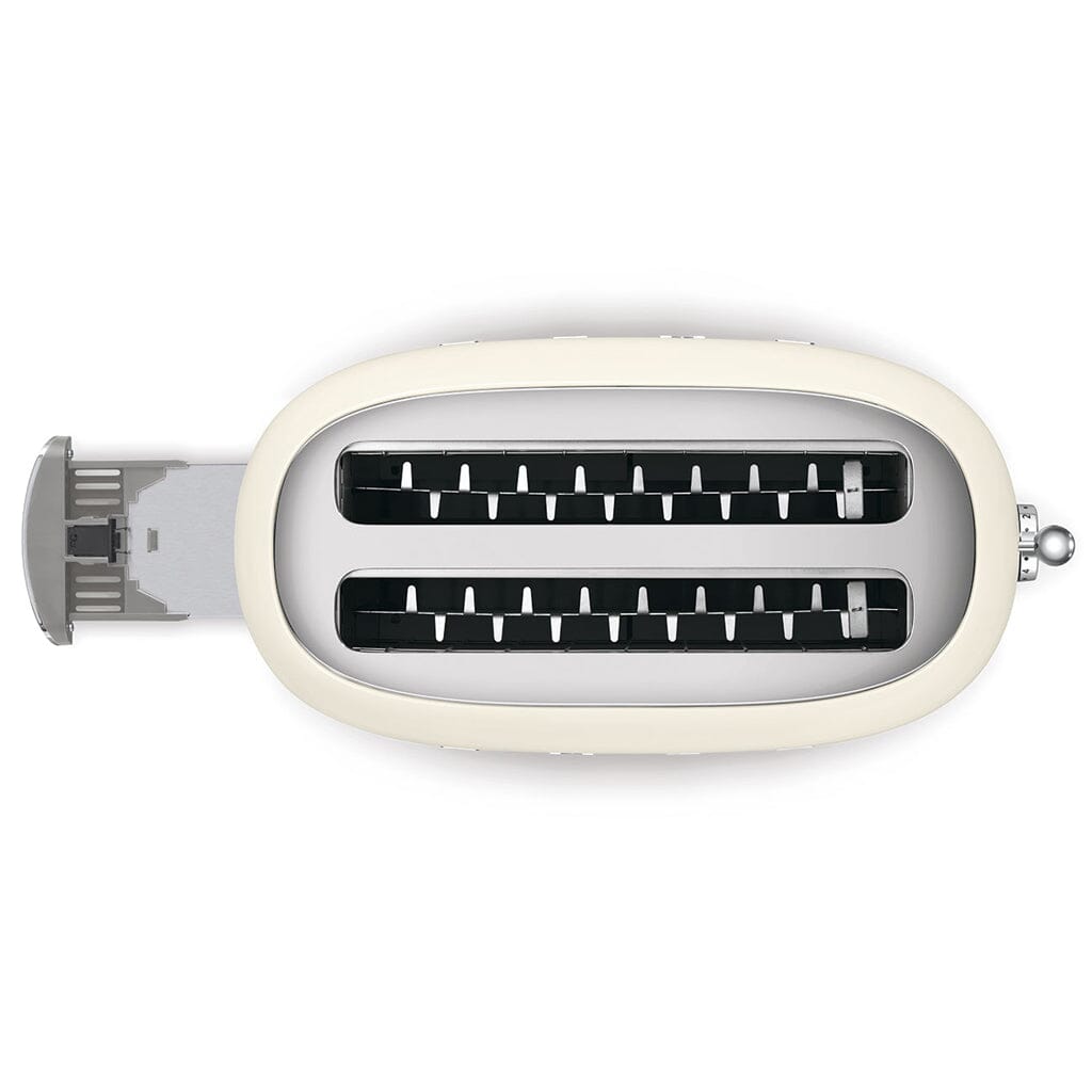 Smeg - Broodroosters | Crème | Jaren 50 | Toaster 2x4 Broodrooster Smeg