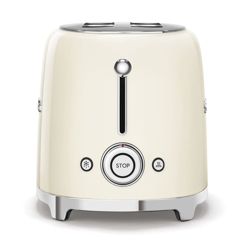Smeg - Broodroosters | Crème | Jaren 50 | Toaster 2x4 Broodrooster Smeg