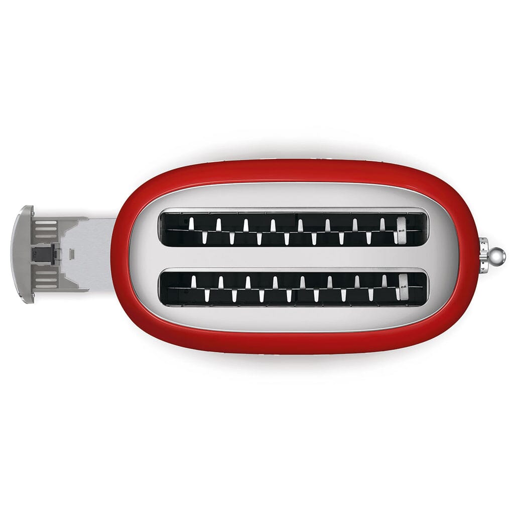 Smeg - Broodroosters | Rood | Jaren 50 | Toaster 2x4 Broodrooster Smeg