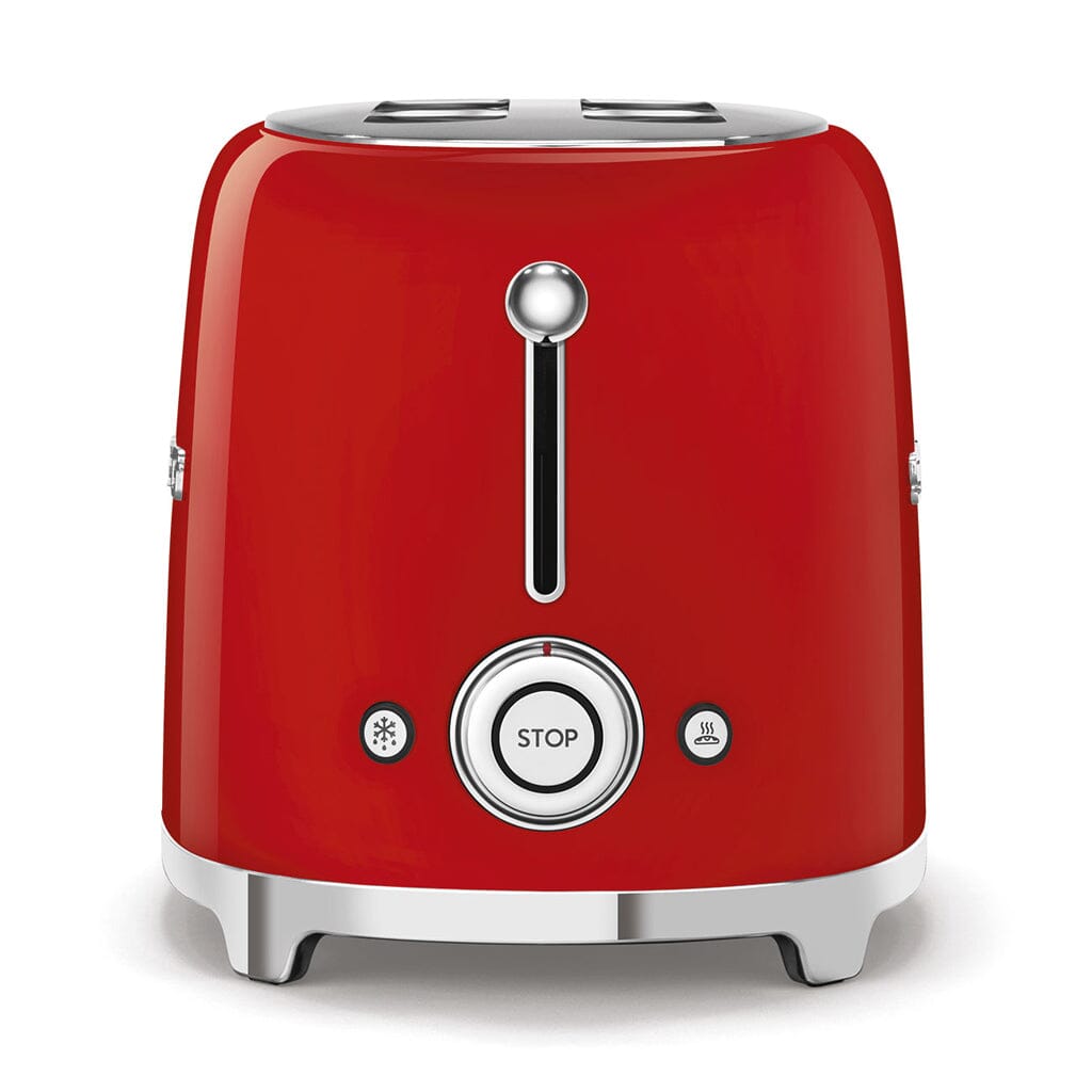 Smeg - Broodroosters | Rood | Jaren 50 | Toaster 2x4 Broodrooster Smeg