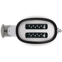 Smeg - Broodroosters | Zwart | Jaren 50 | Toaster 2x2 Broodrooster Smeg