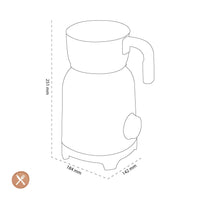 Smeg - Melkopschuimer | Roze | Jaren 50 | Inductie melkopschuimer Melkopschuimer Smeg