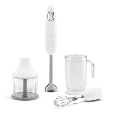 Smeg - Staafmixer | Wit | Jaren 50 | Staafmixer met accessoires Staafmixer Smeg
