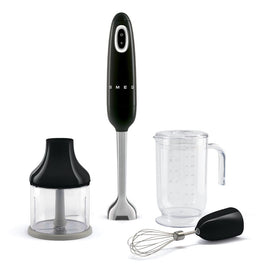 Smeg - Staafmixer | Zwart | Jaren 50 | Staafmixer met accessoires Smeg - Staafmixer | Zwart | Jaren 50 | Staafmixer met accessoires Staafmixer Smeg