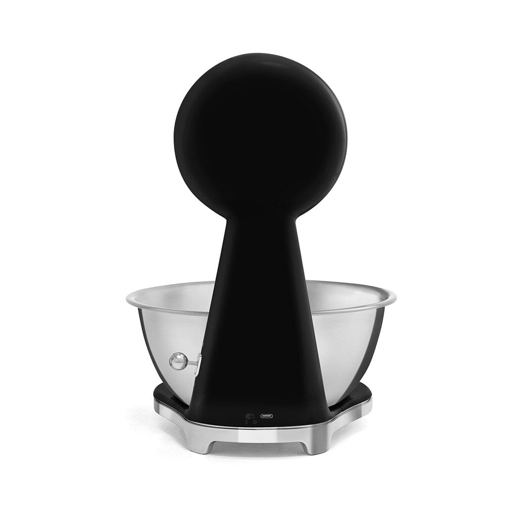 SMEG - Weegschaal Digitaal Jaren 50 Zwart Keukenweegschaal Smeg