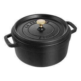 Staub - La Cocotte Braadpan 26 cm - Zwart Staub - Ronde cocotte 26 cm - zwart Staub