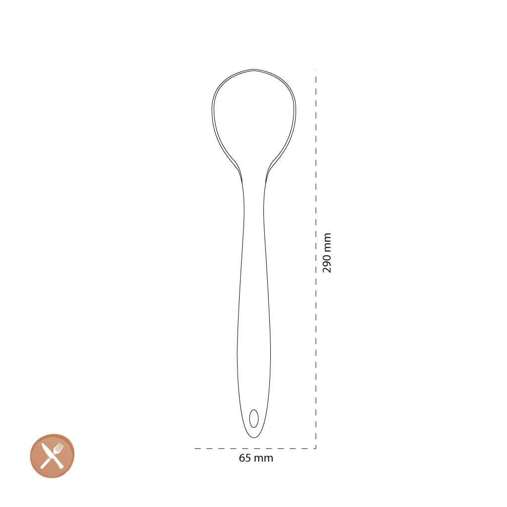 Tools2Cook - Siliconen Lepel Legger Nutmeg Grey Lepelhouder Tools2Cook