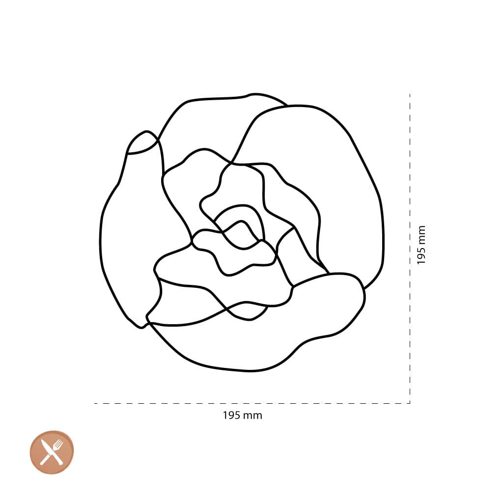 Tools2Cook - Siliconen Onderzetter Anemone Green Onderzetter Tools2Cook