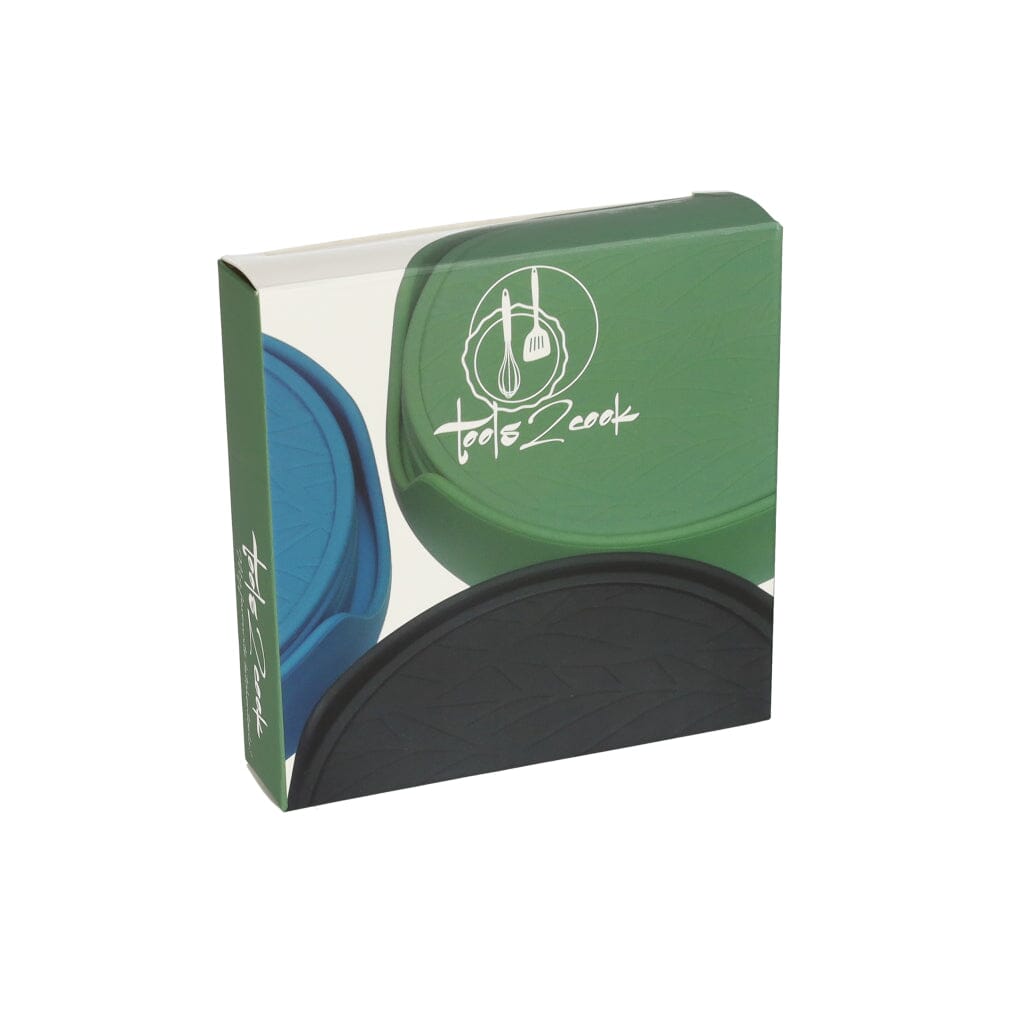 Tools2Cook - Siliconen Onderzetterset (7 stuks) Nutmeg Grey Onderzetter Tools2Cook