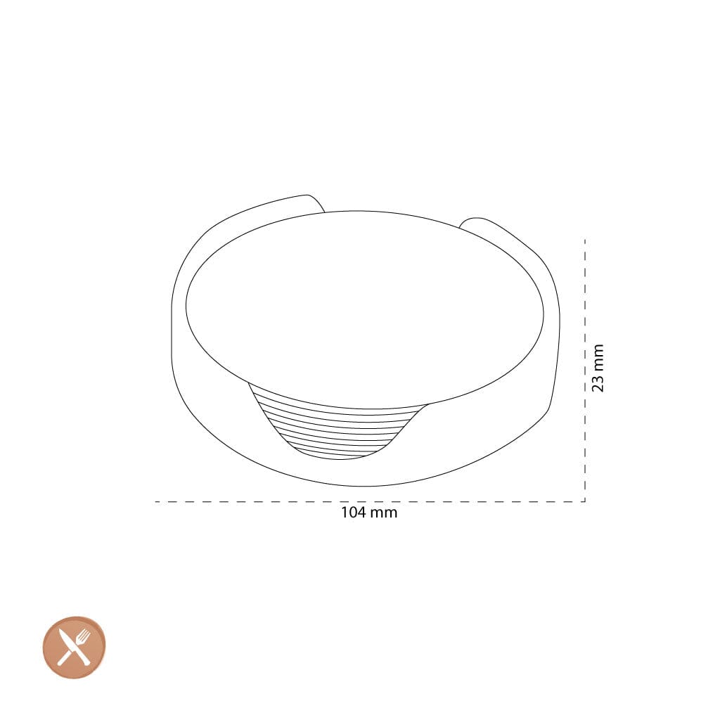 Tools2Cook - Siliconen Onderzetterset (7 stuks) Sage Green Onderzetter Tools2Cook