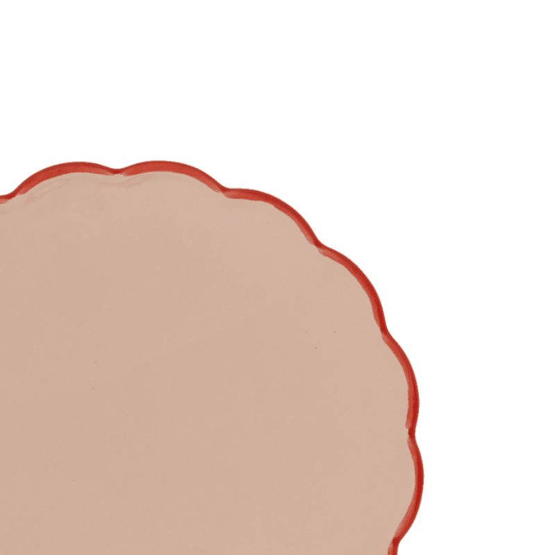 Urban Nature Culture - Good Morning - Gebaksbordje - Sculpted - Old Pink Borden Urban Nature Culture