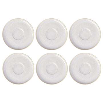 Villeroy & Boch - Crafted Cotton - Koffie Schotel 15 cm set van 6 Schoteltjes Villeroy & Boch