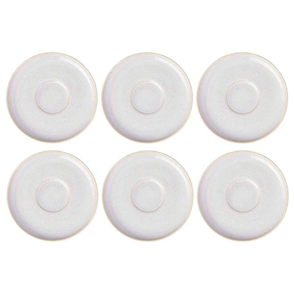 Villeroy & Boch - Crafted Cotton - Koffie Schotel 15 cm set van 6 Schoteltjes Villeroy & Boch