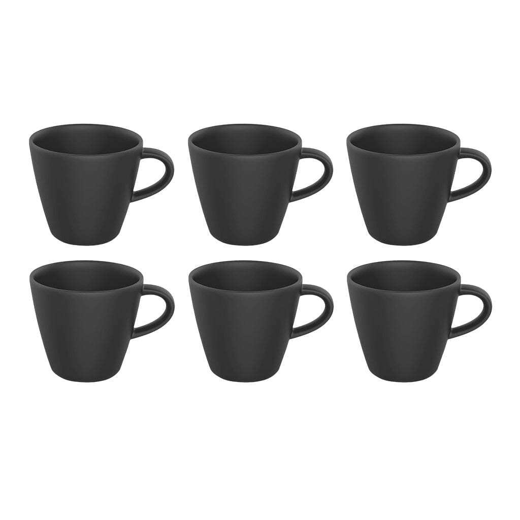 Villeroy & Boch - Manufacture Rock - Koffiemok 160ml, Set van 6 Villeroy & Boch