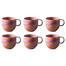 Villeroy & Boch - Perlemor Coral Mokken 6 stuks 0,35l Villeroy & Boch - Perlemor Coral - Mok 290ml, Set van 6 Mokken Villeroy & Boch