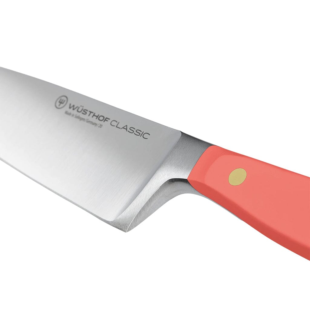 Wusthof - Classic Colour 7-delige messenset met blok Coral Peach Wusthof