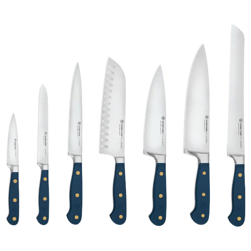 Wusthof - Classic Colour 7-delige messenset met blok Wild Blueberry Messenset met blok Wusthof