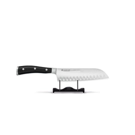 Wüsthof - Ikon Santoku classique avec fossettes 17 cm Bezig met laden...