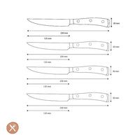 Wusthof - Coffret de couteaux à steak classiques 4 pièces, motif igname violette Wusthof
