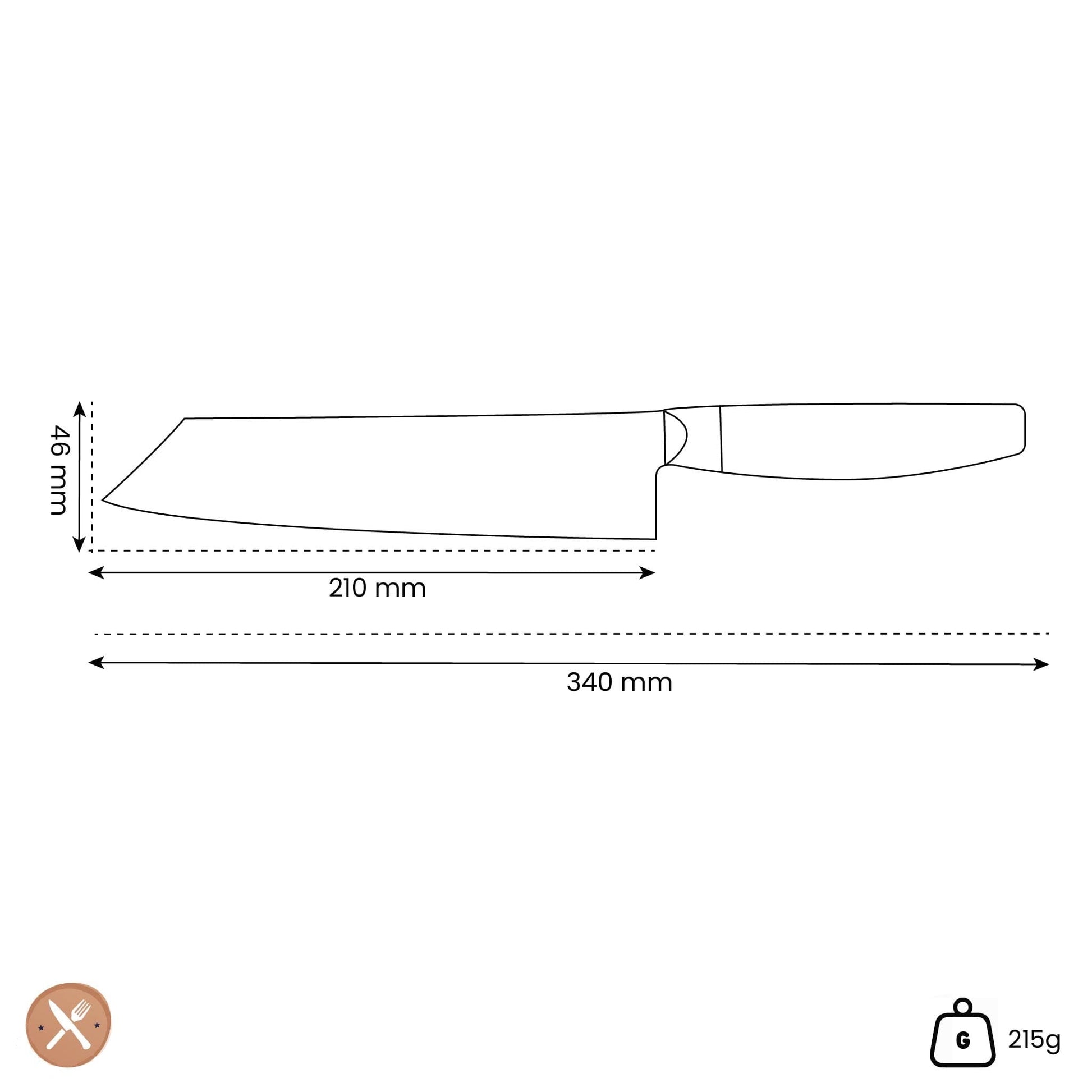 Yaxell - Ketu Kiritsukemes 20 cm Kiritsukemes Yaxell