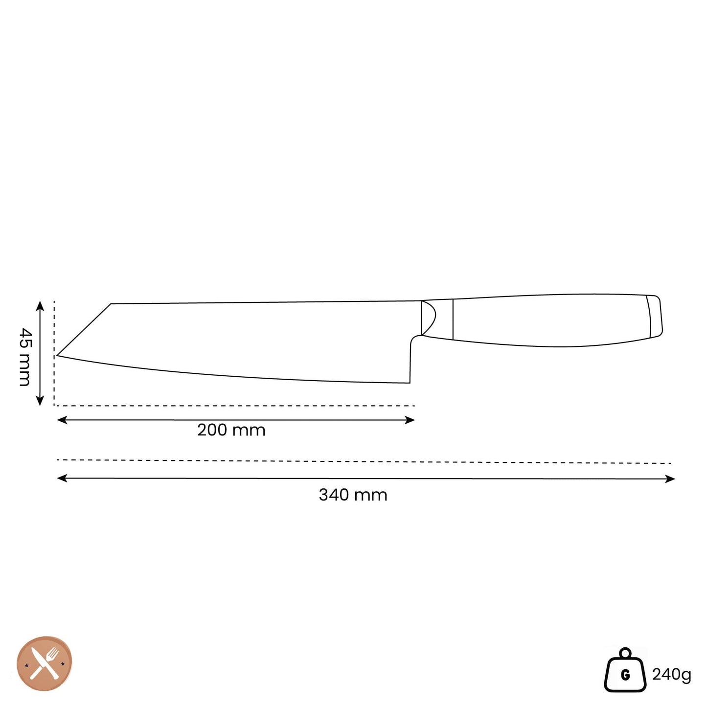 Yaxell - Super Gou Kiritsukemes 20 cm Kiritsukemes Yaxell