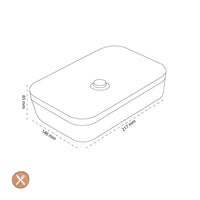 Zwilling - Fresh & Save Vacuüm lunchbox flat L semi transparant Zwilling