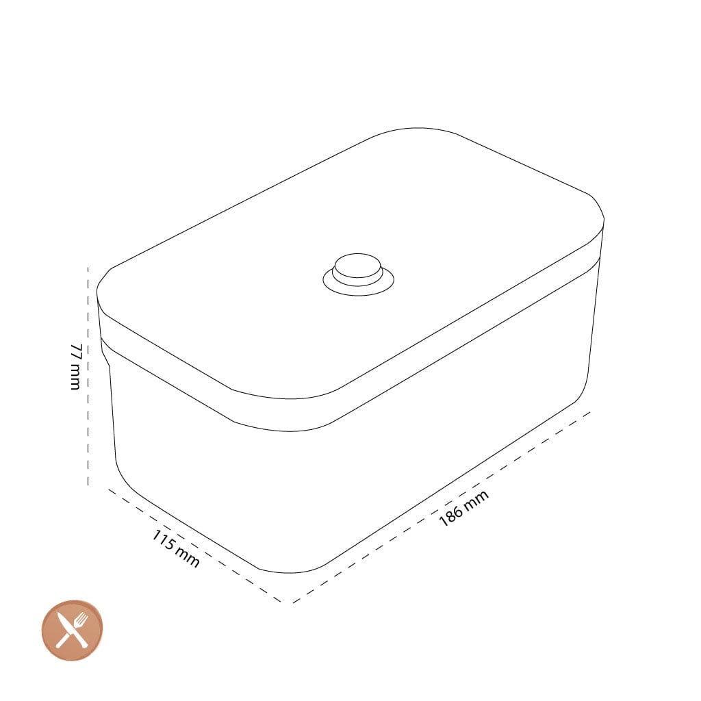 Zwilling - Fresh & Save Vacuüm lunchbox M semi transparant Zwilling