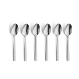 Amefa - Ventura 6 Koffielepels - Mat Zilver Amefa - Ventura 6 Koffielepels - Mat Zilver