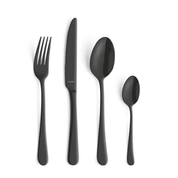 Amefa - Austin 24-delige Bestekset 6 Personen - Mat Zwart Bestekset Amefa