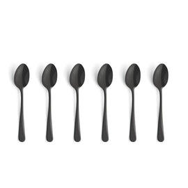 Amefa - Austin 6 Theelepels - Mat Zwart Amefa - Austin 6 Theelepels - Mat Zwart Bestekset Amefa