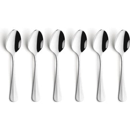 Amefa - Baguette 6 Koffielepels - Zilver Amefa - Baguette 8440 6 Medium Teaspoons in window box Amefa